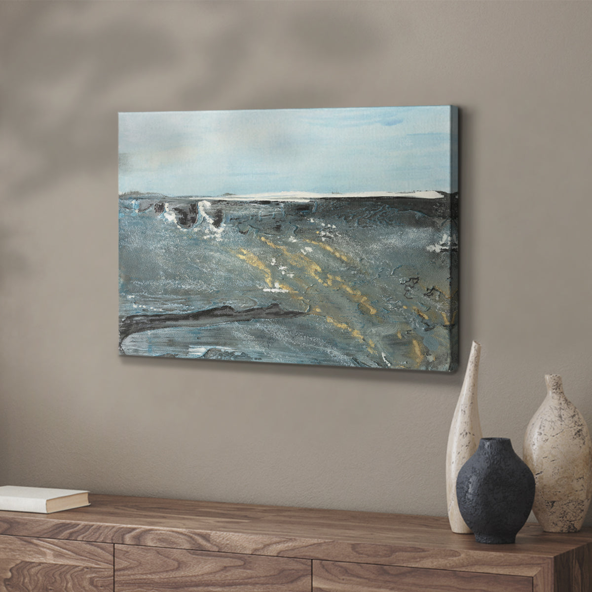 Flow of Love in Ocean II - Canvas Art Print