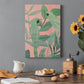 Pink and Green Birds of Paradise II Premium Gallery Wrapped Canvas - Ready to Hang