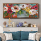 Color Burst I - Floater Framed Canvas Print