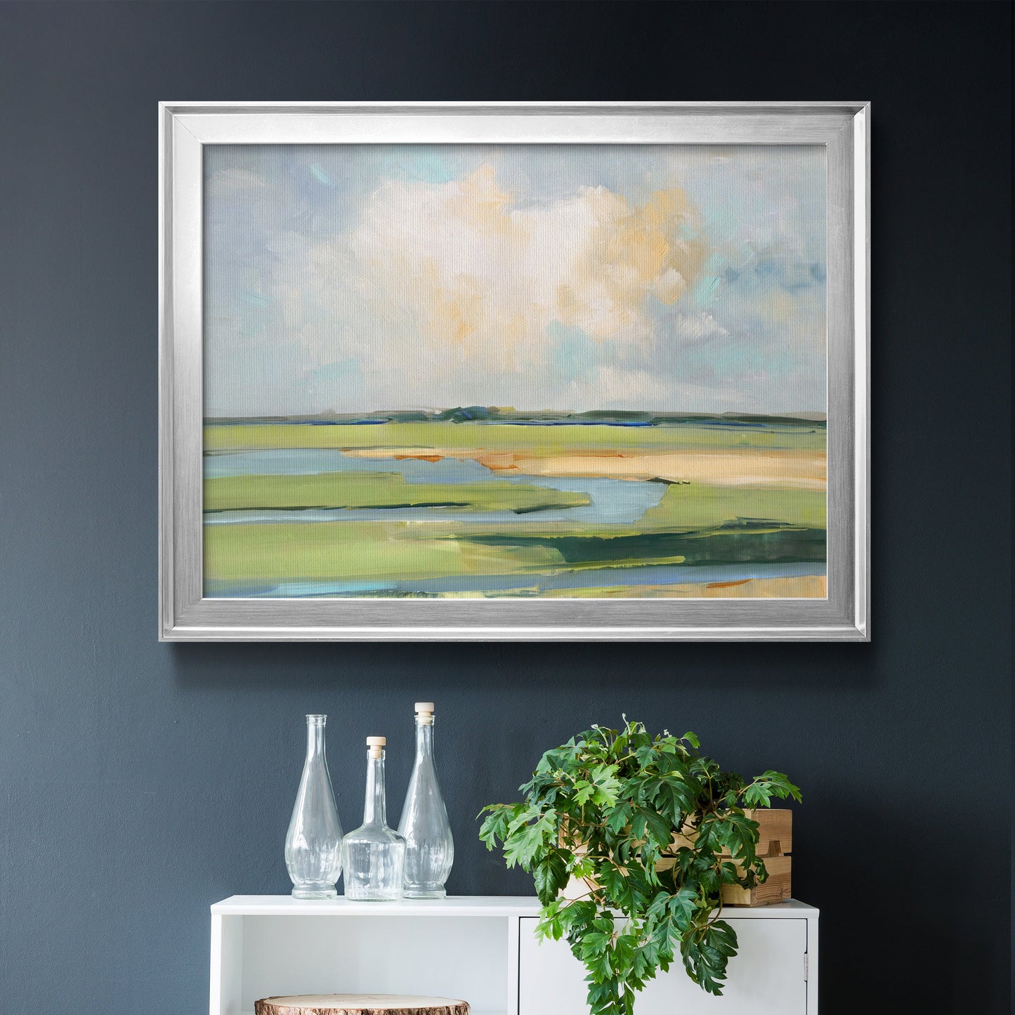 Pastel Horizon II Premium Classic Framed Canvas - Ready to Hang