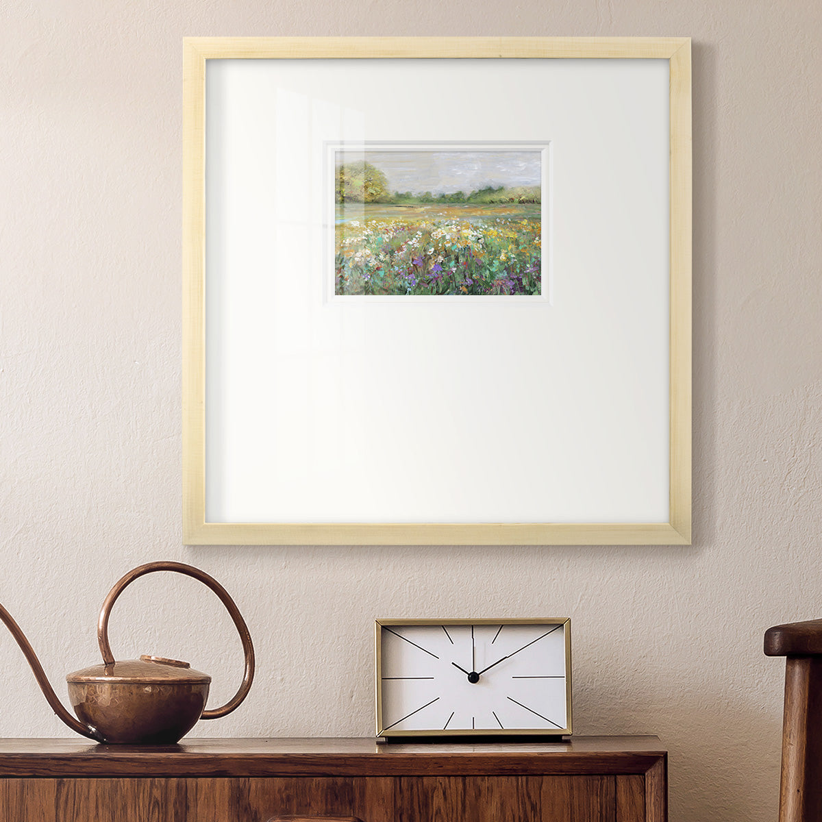 Country Meadow Premium Framed Print Double Matboard