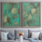 Minty Green Orbs I - Premium Framed Canvas 2 Piece Set - Ready to Hang