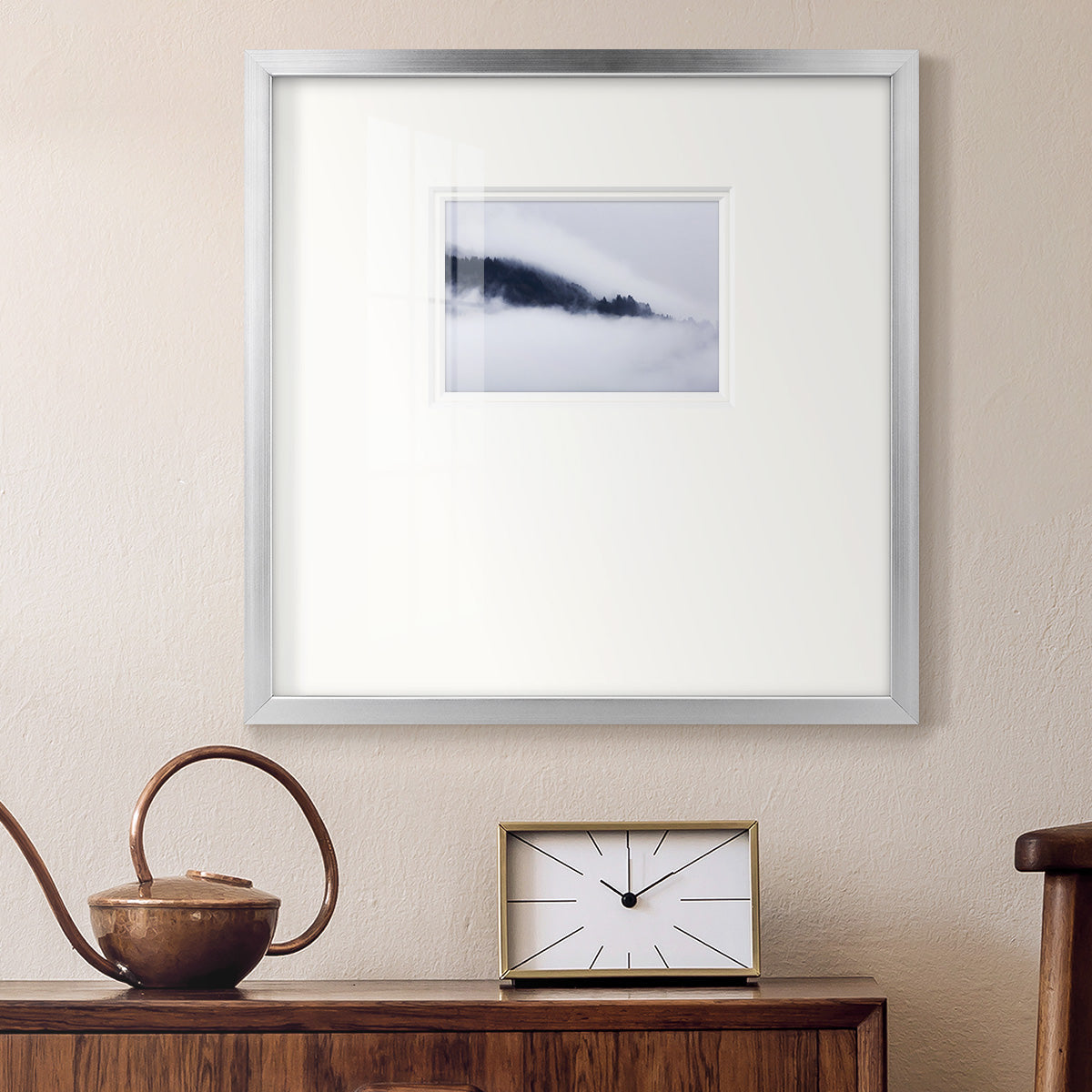 In the Clouds Premium Framed Print Double Matboard