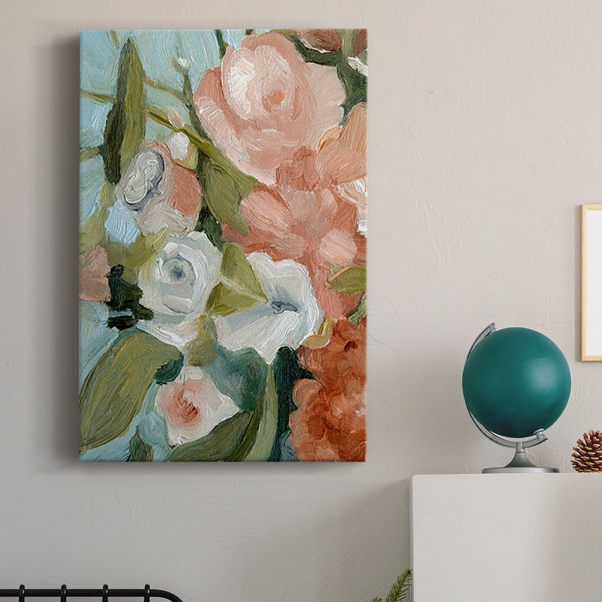 Bouquet Scatter II - Canvas Art Print