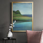 Silent Lakeside I - Modern Framed Canvas Print