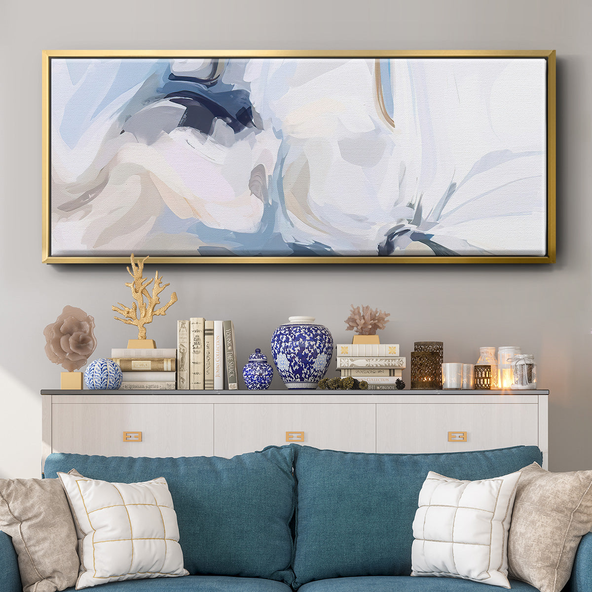 Fresh Air I - Floater Framed Canvas Print