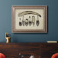 Vintage Feathers VII Premium Framed Canvas- Ready to Hang