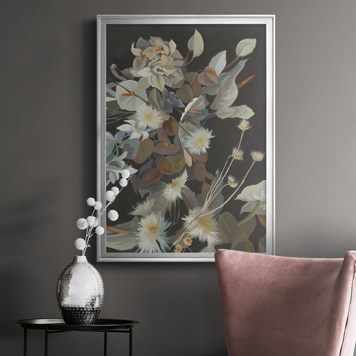 Turn a New Leaf - Modern Framed Canvas Print