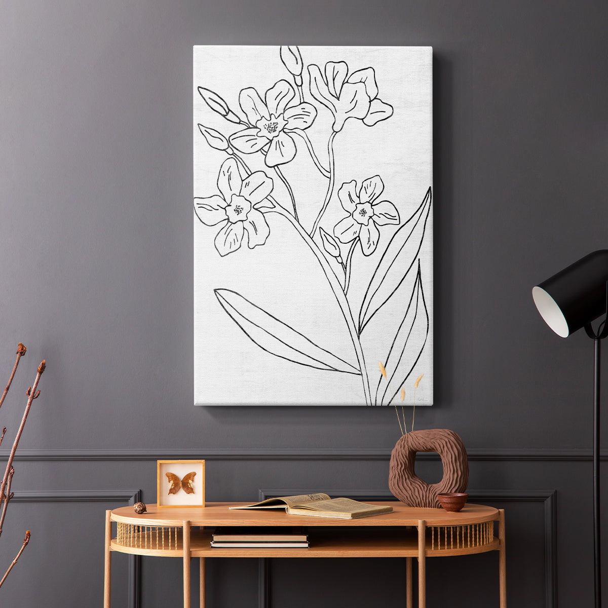Botanical Sketch II - Canvas Art Print