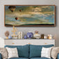 Sunset Rendezvous - Floater Framed Canvas Print