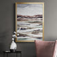 Muted Earth Layers II - Modern Framed Canvas Print