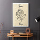 Birth Month VI - Canvas Art Print