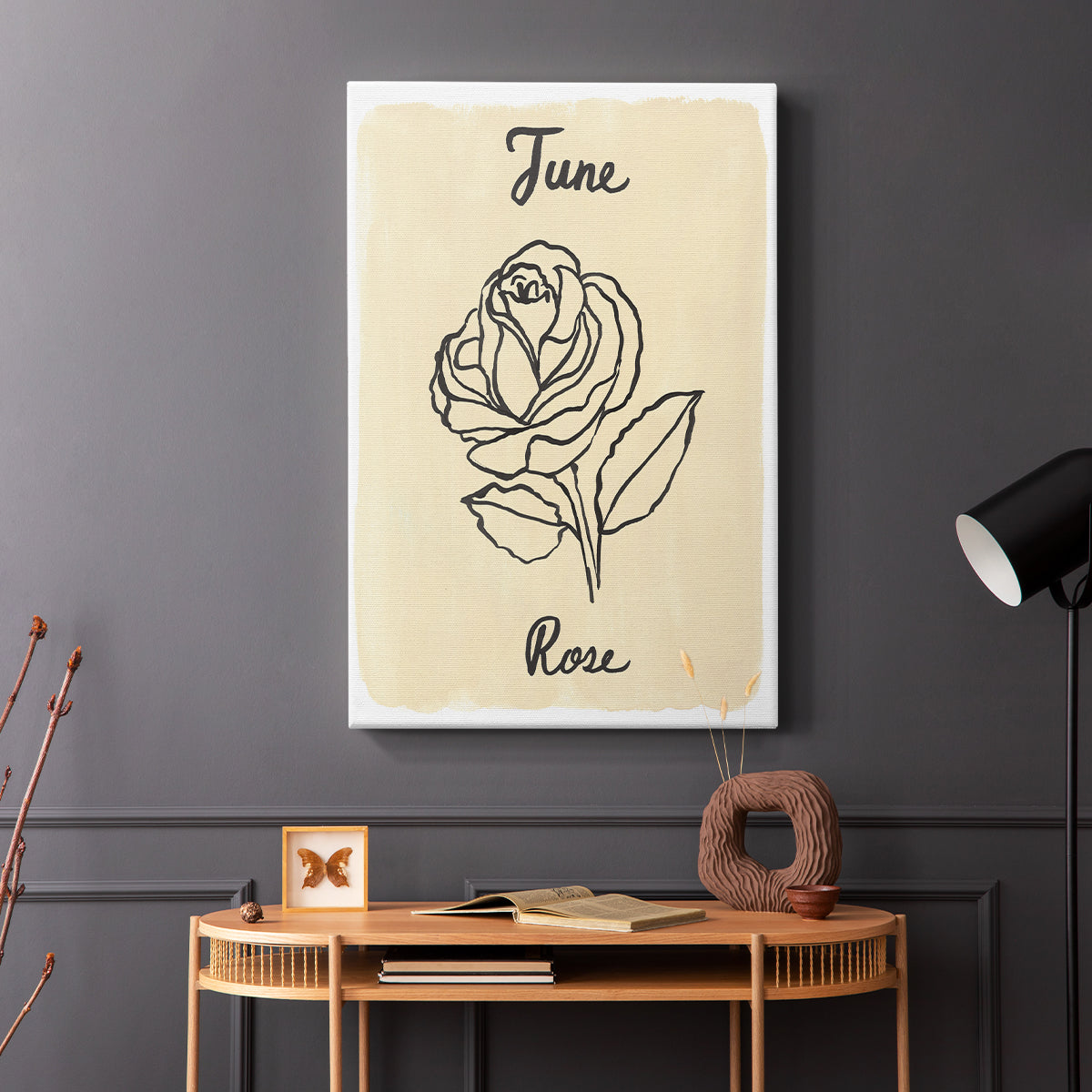 Birth Month VI - Canvas Art Print