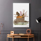 Squirrels In Pumpkin Wheelbarrow - Canvas Art Print