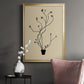 Spring Sprig Vase II - Modern Framed Canvas Print