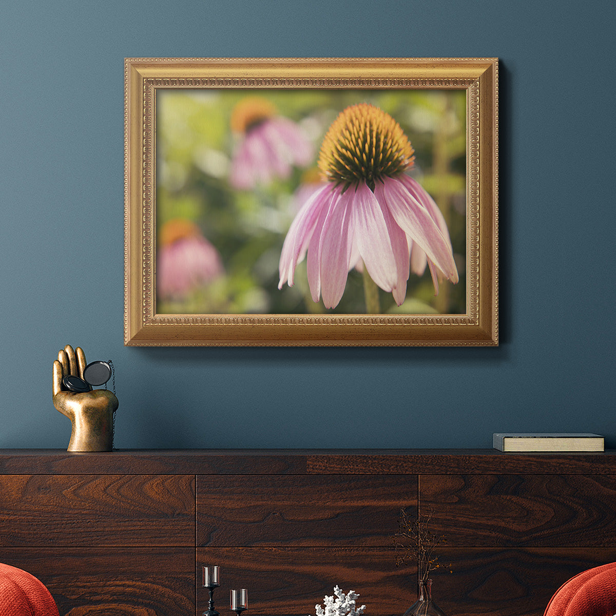 Echinacea Study I Premium Framed Canvas- Ready to Hang