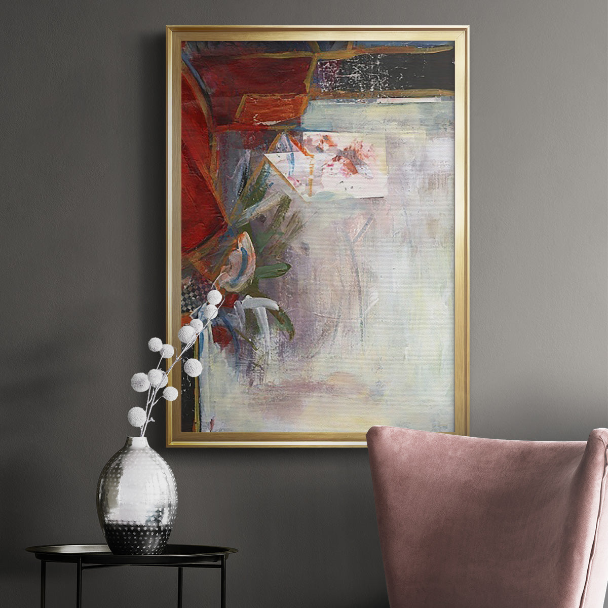 City Life III - Modern Framed Canvas Print