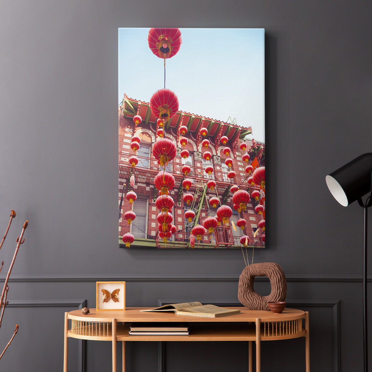 Lovely Lanterns I - Canvas Art Print
