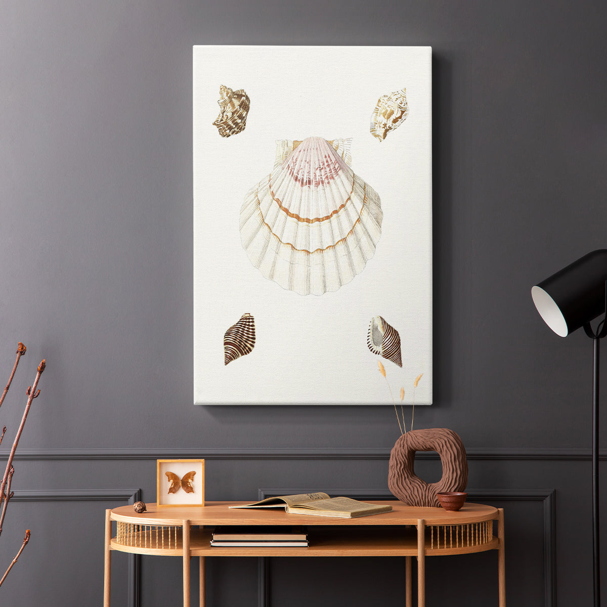 Pastel Knorr Shells IV - Canvas Art Print