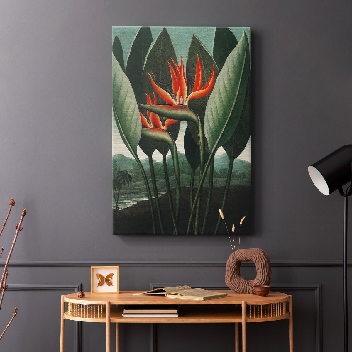 Temple of Flora IV - Canvas Art Print