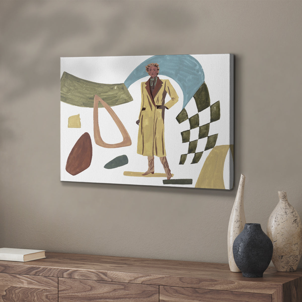 Vintage Vibes III - Canvas Art Print