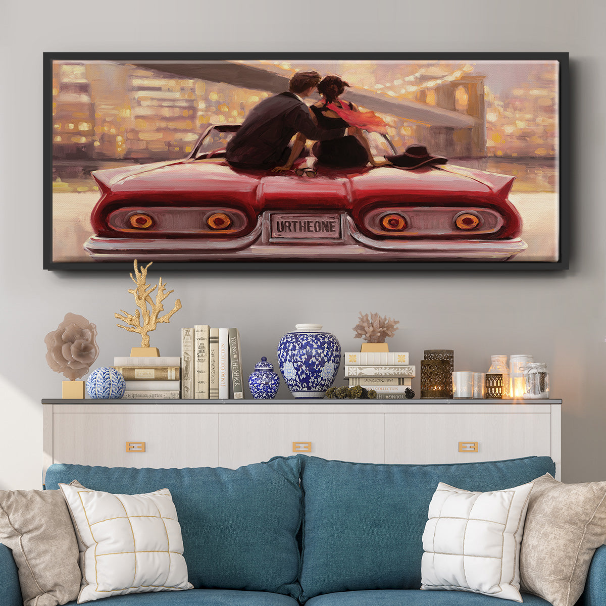 You Are The One - Floater Framed Canvas Print