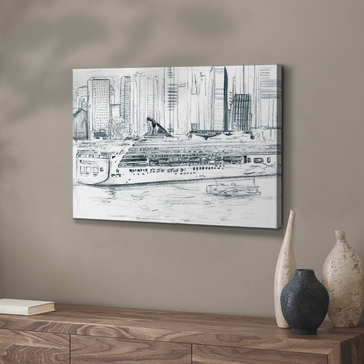 Ferryboats II - Canvas Art Print