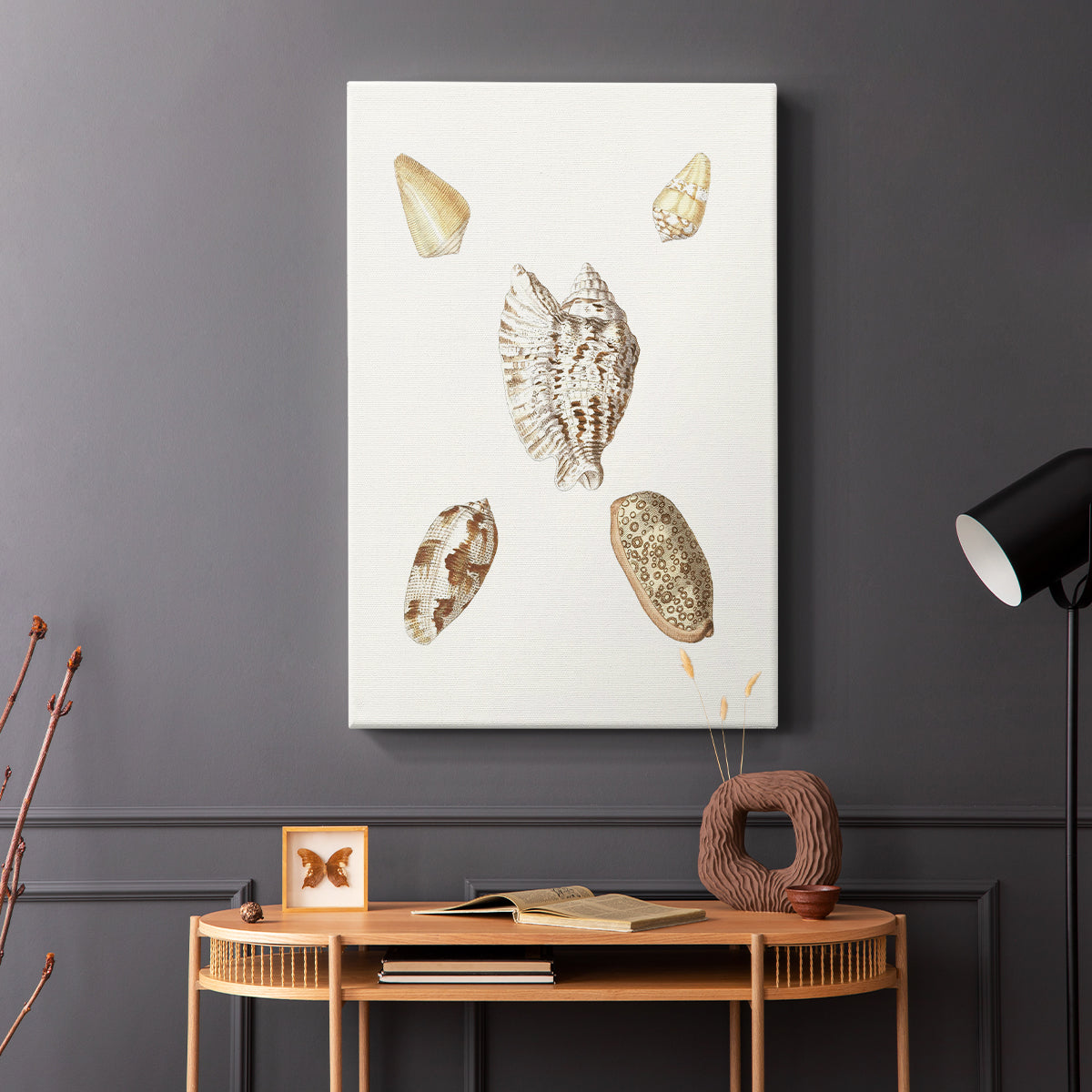 Pastel Knorr Shells VI - Canvas Art Print