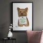 Love and Yorkshire Terrier - Modern Framed Canvas Print