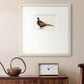 Pheasant Splash 1 Premium Framed Print Double Matboard