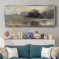 Misty Pond - Floater Framed Canvas Print