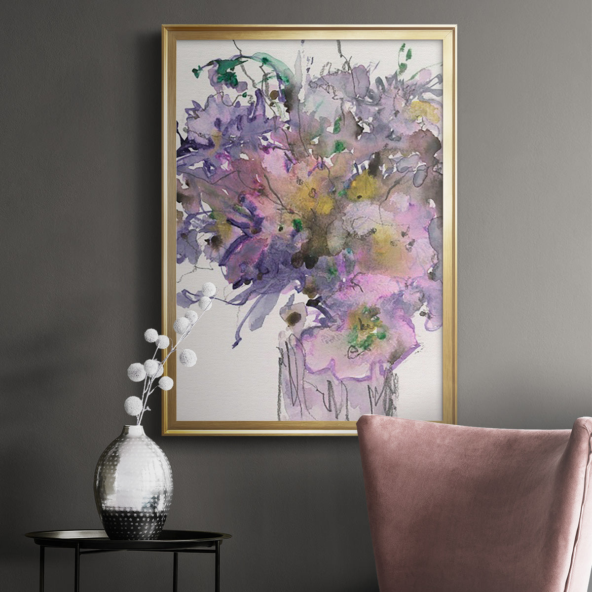 All that Glitters I - Modern Framed Canvas Print