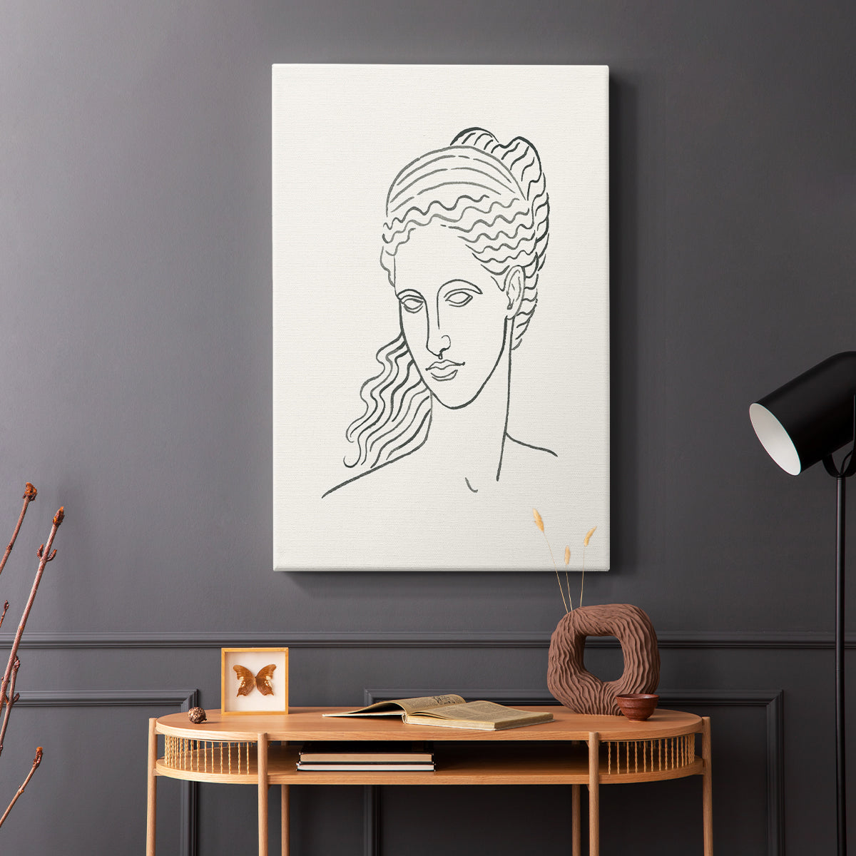 Greek Busts II - Canvas Art Print