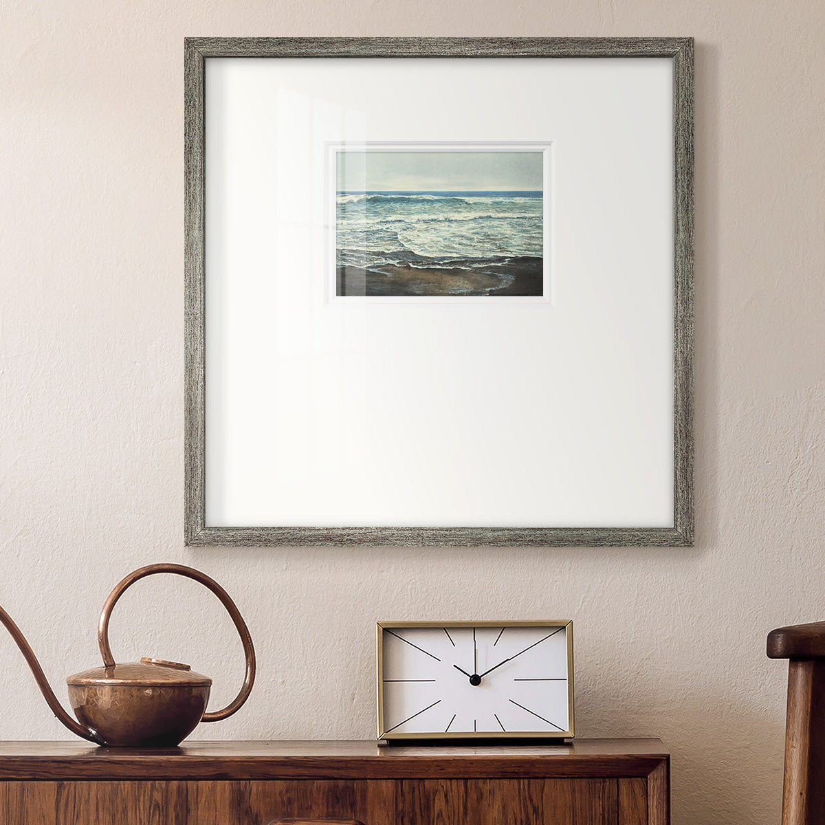 Coastal Reflection - Double Matboard Framed Print
