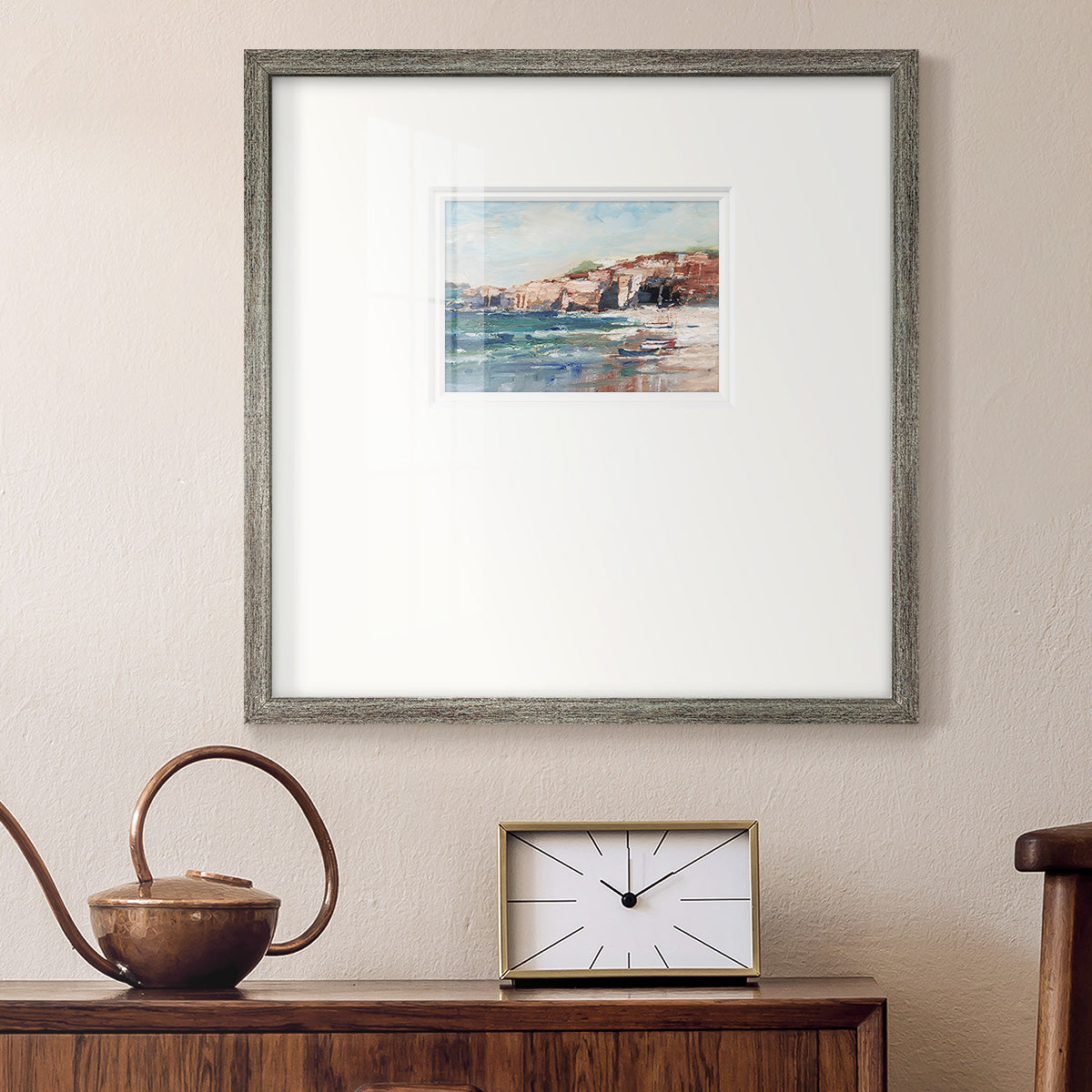 Sea Cliff Study II Premium Framed Print Double Matboard