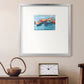 Primary Boats I Premium Framed Print Double Matboard