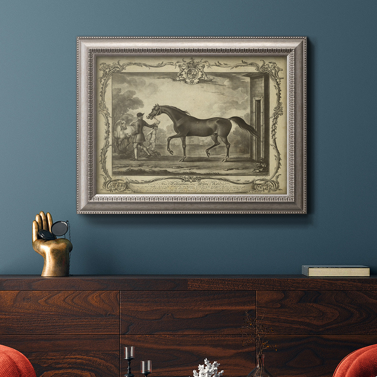 Distinguished Horses IV Premium Framed Canvas- Ready to Hang