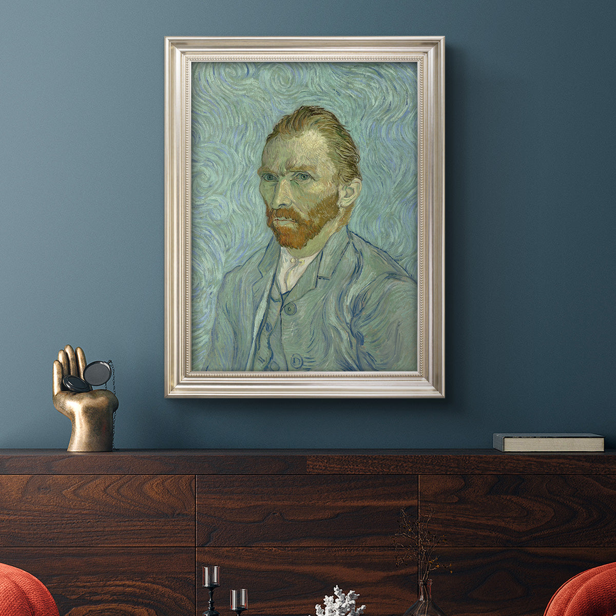 Self-Portrait, 1889 - Ornate Framed Canvas Print