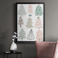 Christmas Tree Sketchbook I - Modern Framed Canvas Print