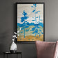 Cerulean Spruce II - Modern Framed Canvas Print