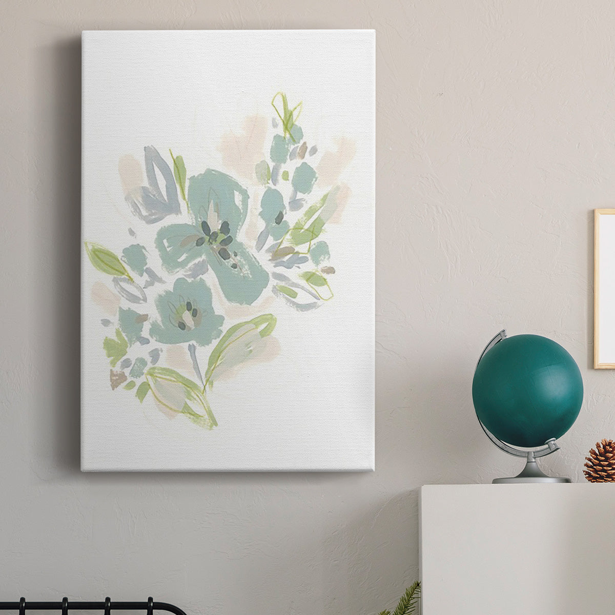 Seafoam Petals III - Canvas Art Print