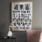 Grey Arches I - Modern Framed Canvas Print