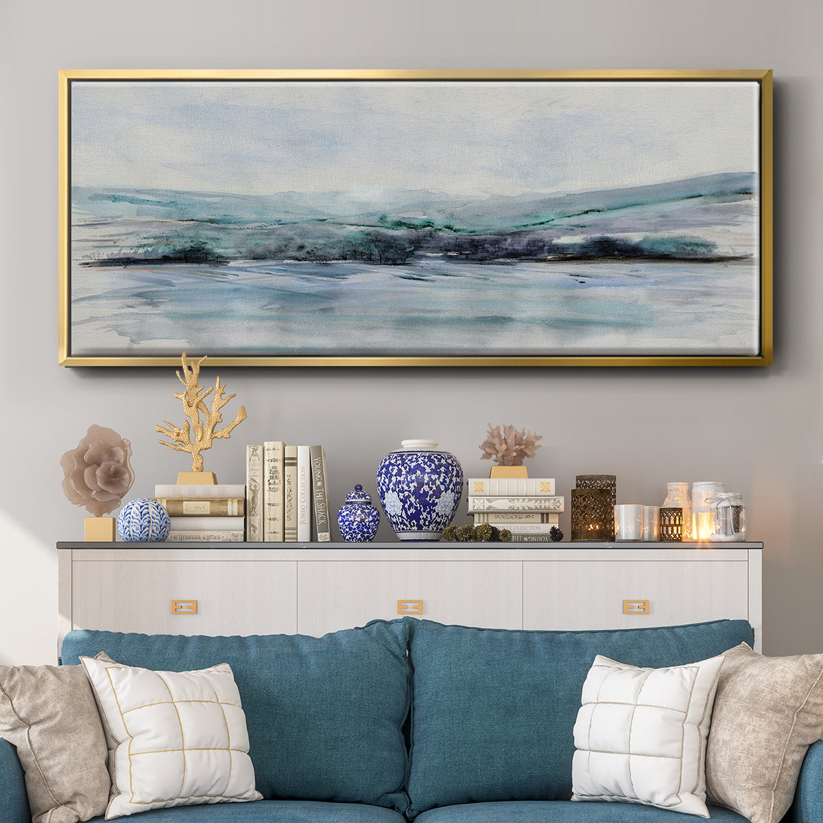 Beech Mountain - Floater Framed Canvas Print