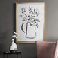Sketchy Bouquet I - Modern Framed Canvas Print
