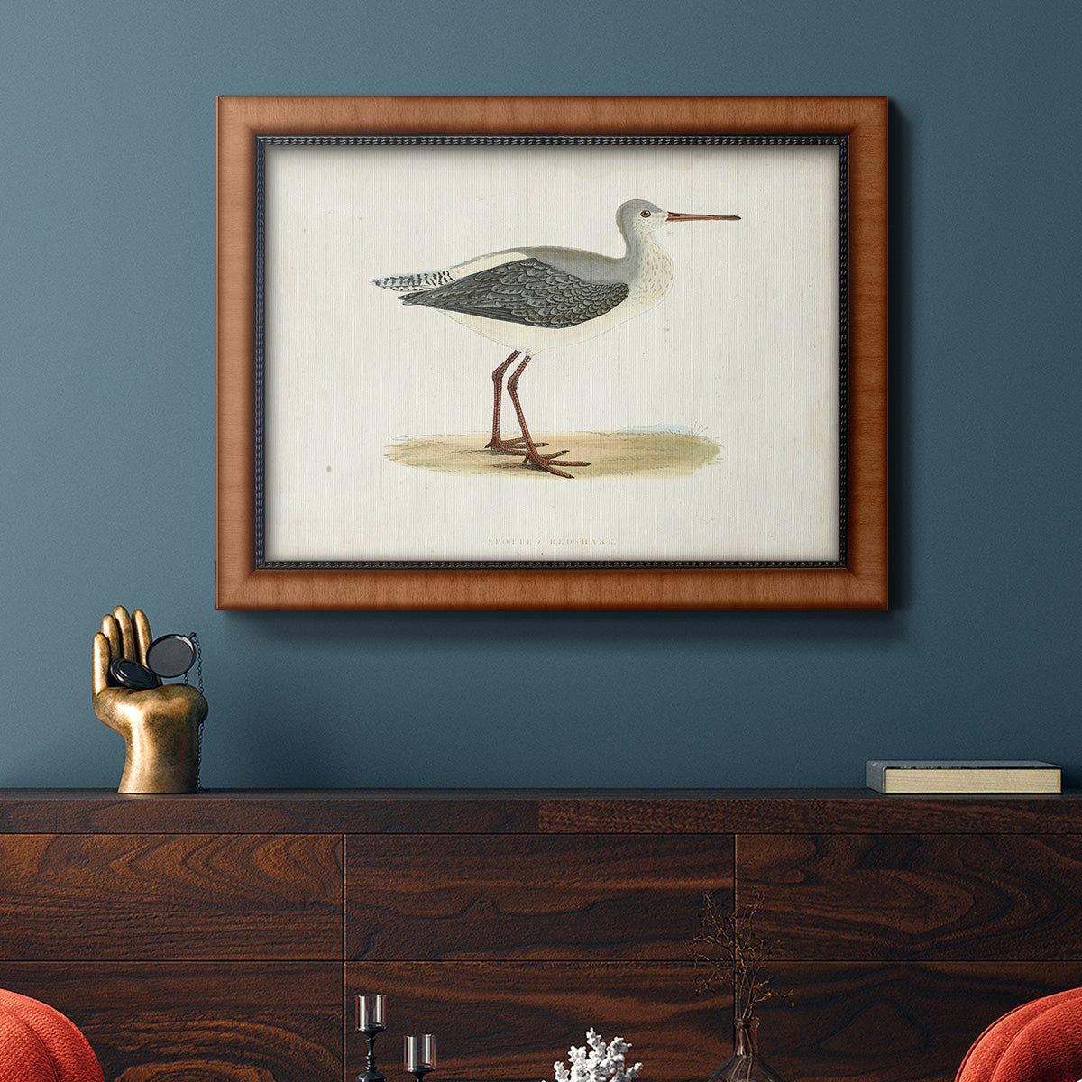 Morris Sandpipers I Premium Framed Canvas- Ready to Hang