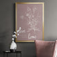 Love Home - Modern Framed Canvas Print