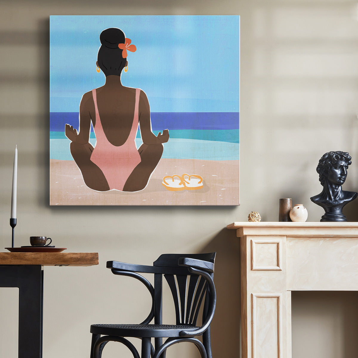 Ocean Gaze I-Premium Gallery Wrapped Canvas - Ready to Hang