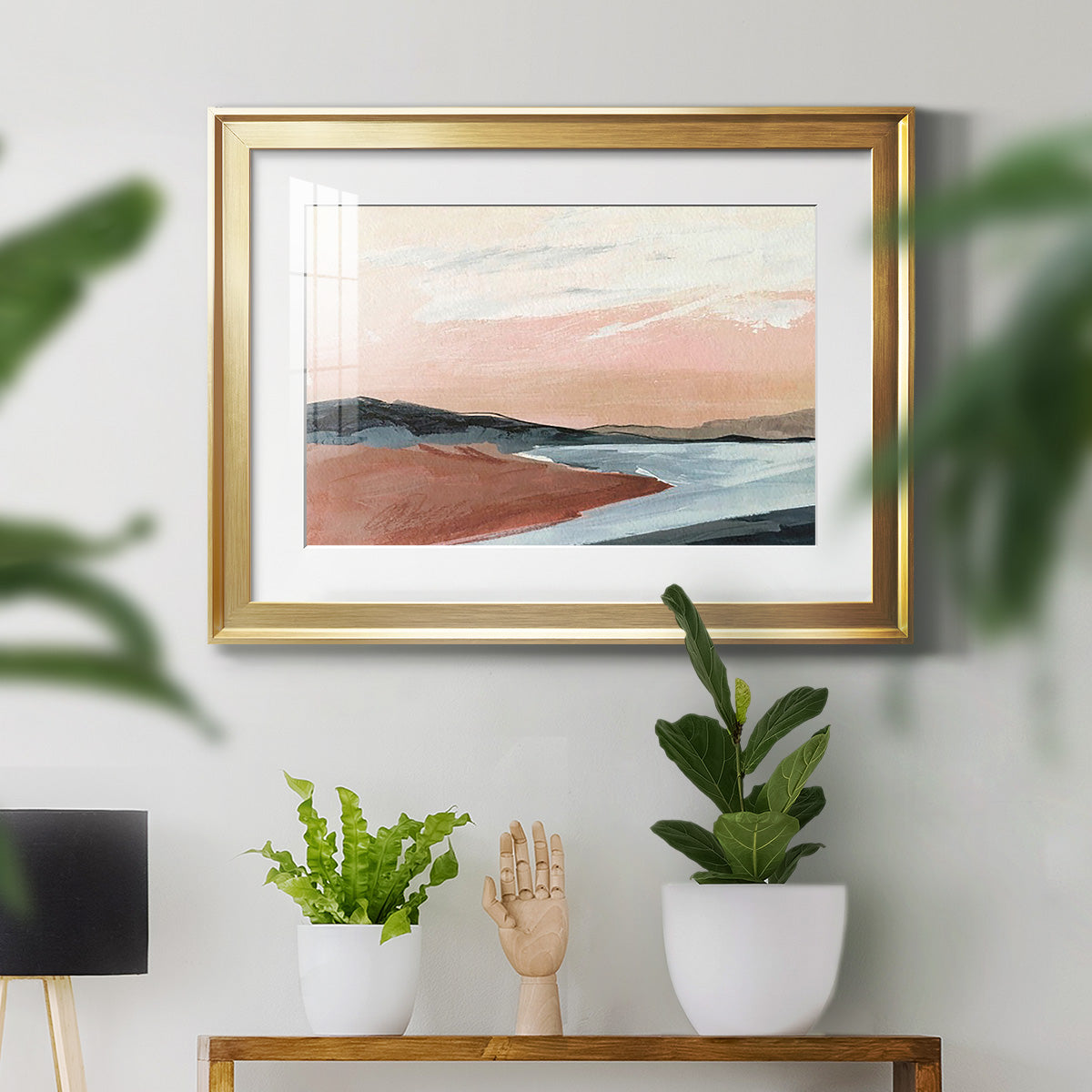 Paynes Coast I - Modern Framed Art Print