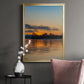 Molten Gold - Modern Framed Canvas Print