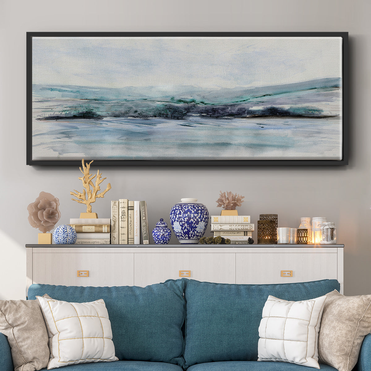 Beech Mountain - Floater Framed Canvas Print